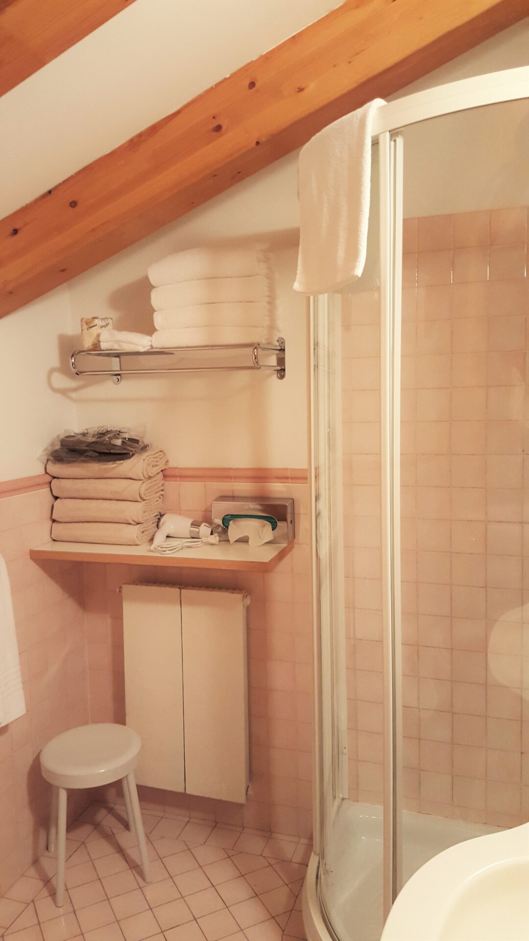 Bathroom of Selvapiana at Corona Dolomites by placescases.com