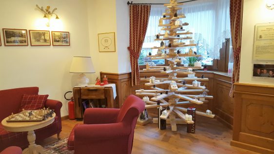 Trendy Christmas Tree at Corona Dolomites by placescases.com