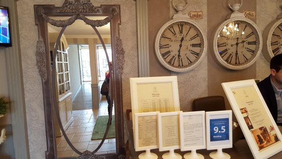 Reception and clocks Midalidare Hotel by placescases.com
